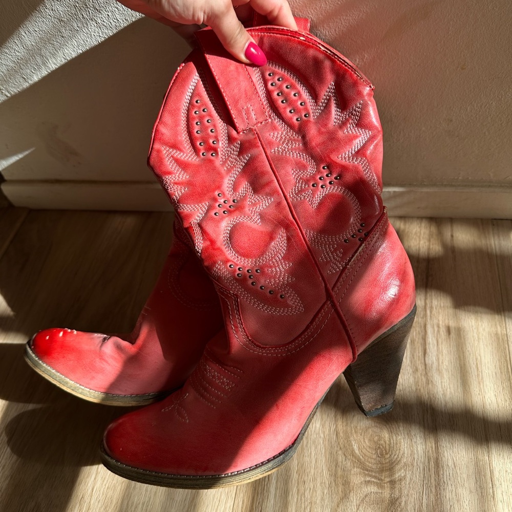 Red Cowgirl Boots